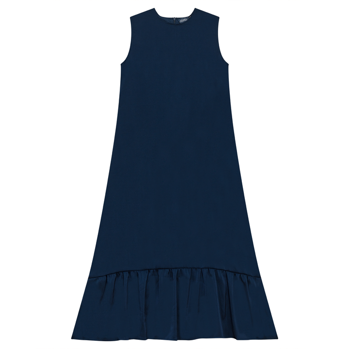 dress jumper midi silk - navy