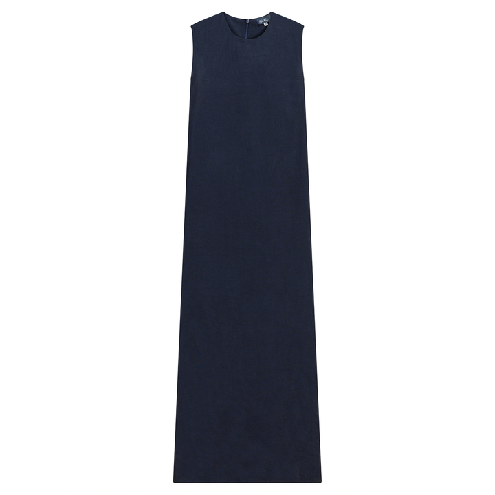 dress high low jumper - midnight blue