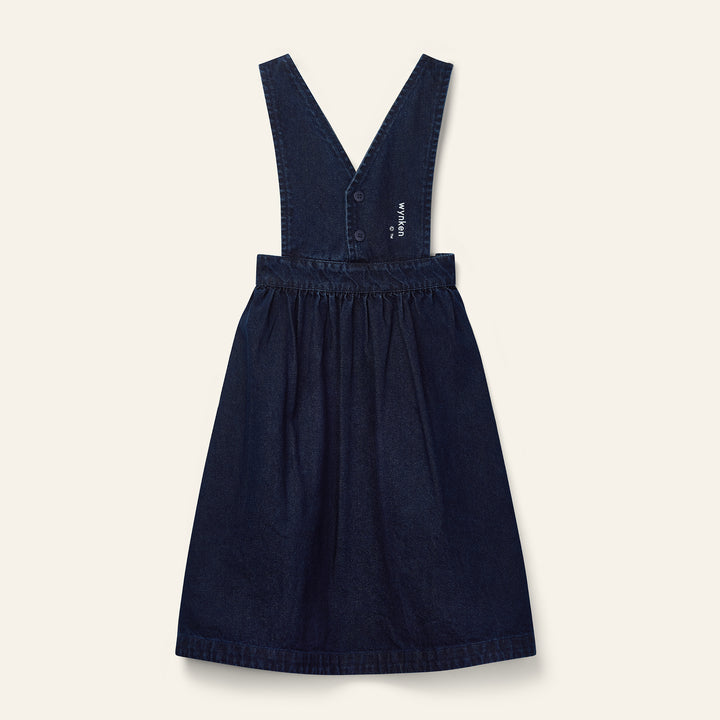 dress denim pinafore jumper - rinse wash