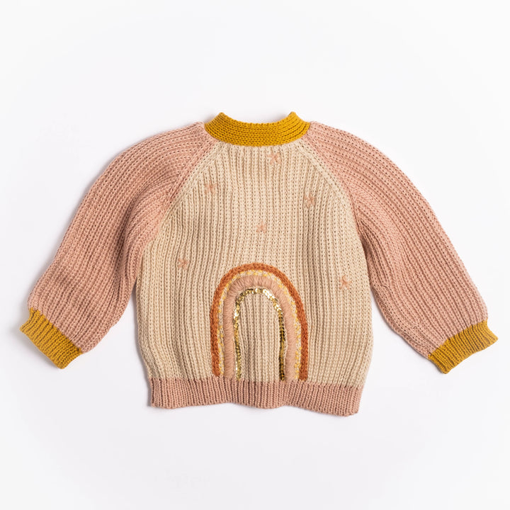 cardigan rainbow - multicolor