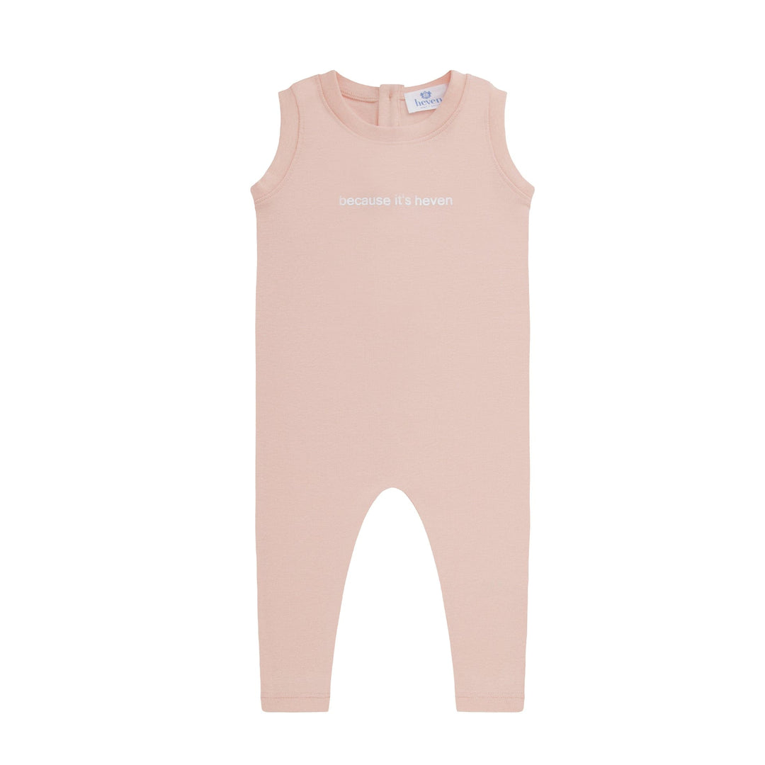 one piece bc its heven long romper - pink