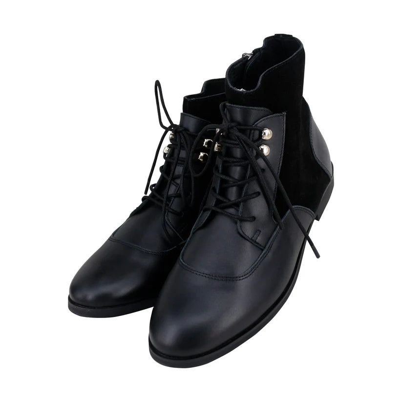 shoes belle -leather/suede - black