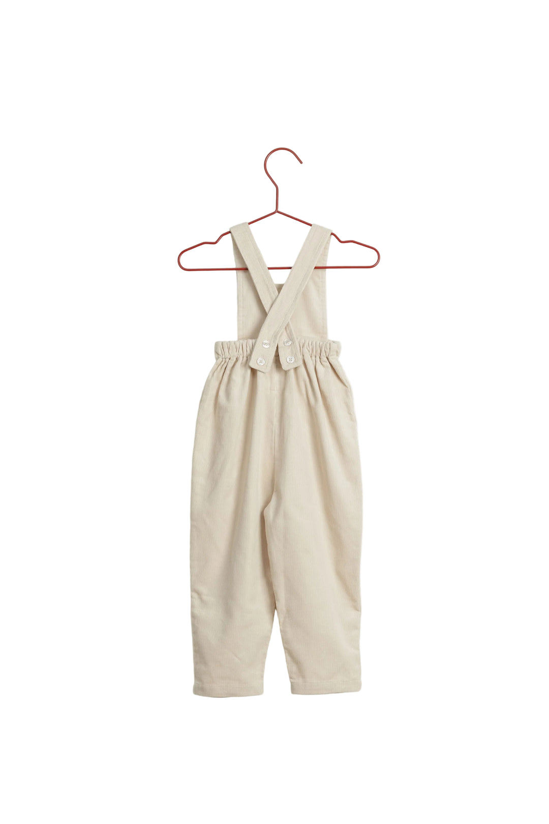one piece soft corduroy romper - wheat