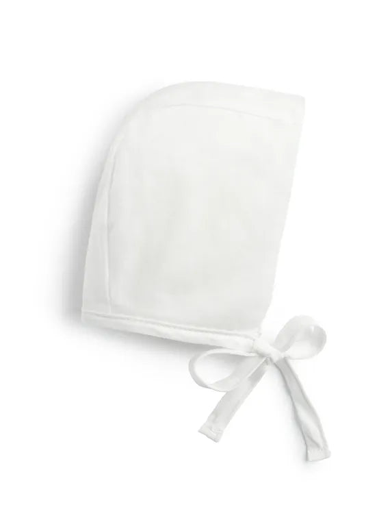 bonnet cotton - white