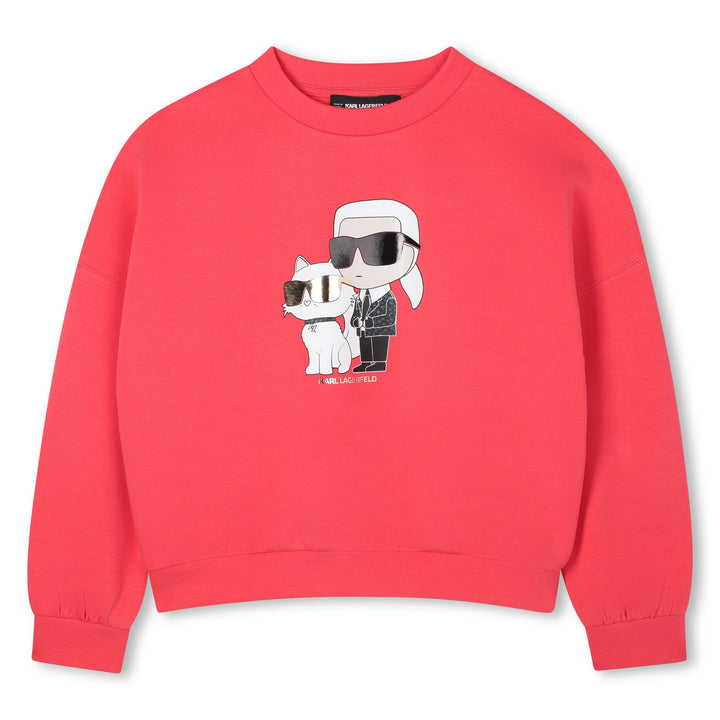 top l/s graphic sweatshirt - poppy-98a