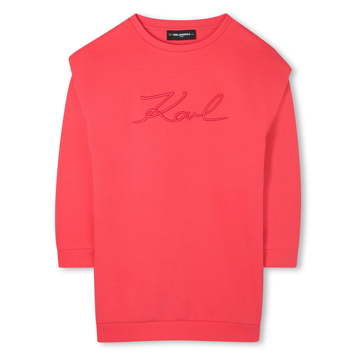 dress logo l/s sweater - poppy-98a