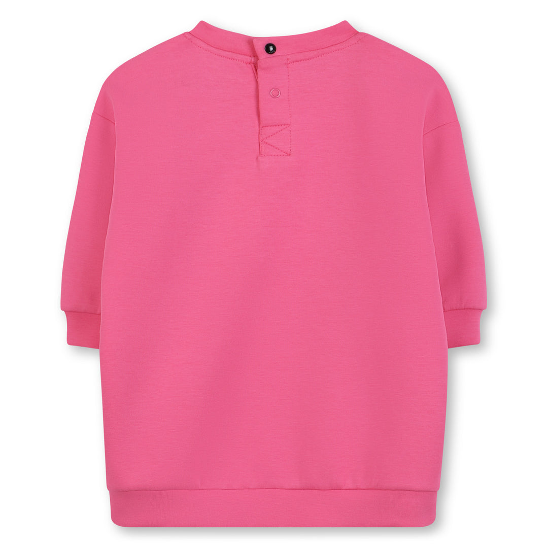 dress graphic sweater - sangria sunset-48v