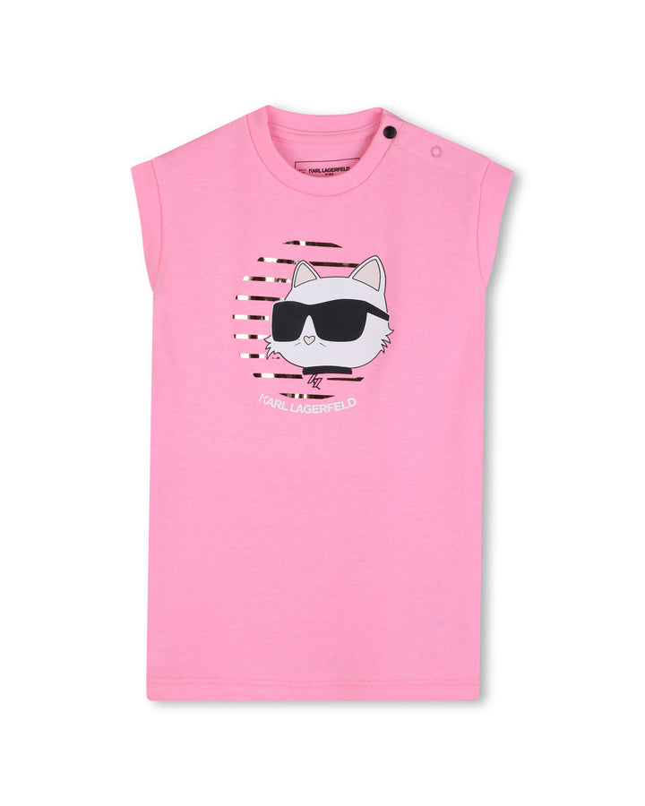 dress cat logo sweat - pink-462