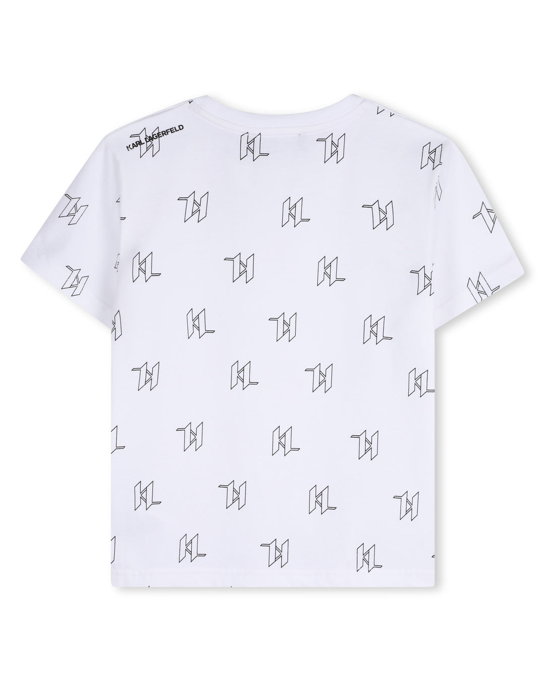 tee s/s allover logo - white-10p