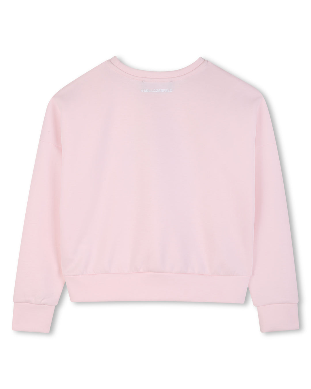 top l/s embroidered logo sweatshirt - pink-46f