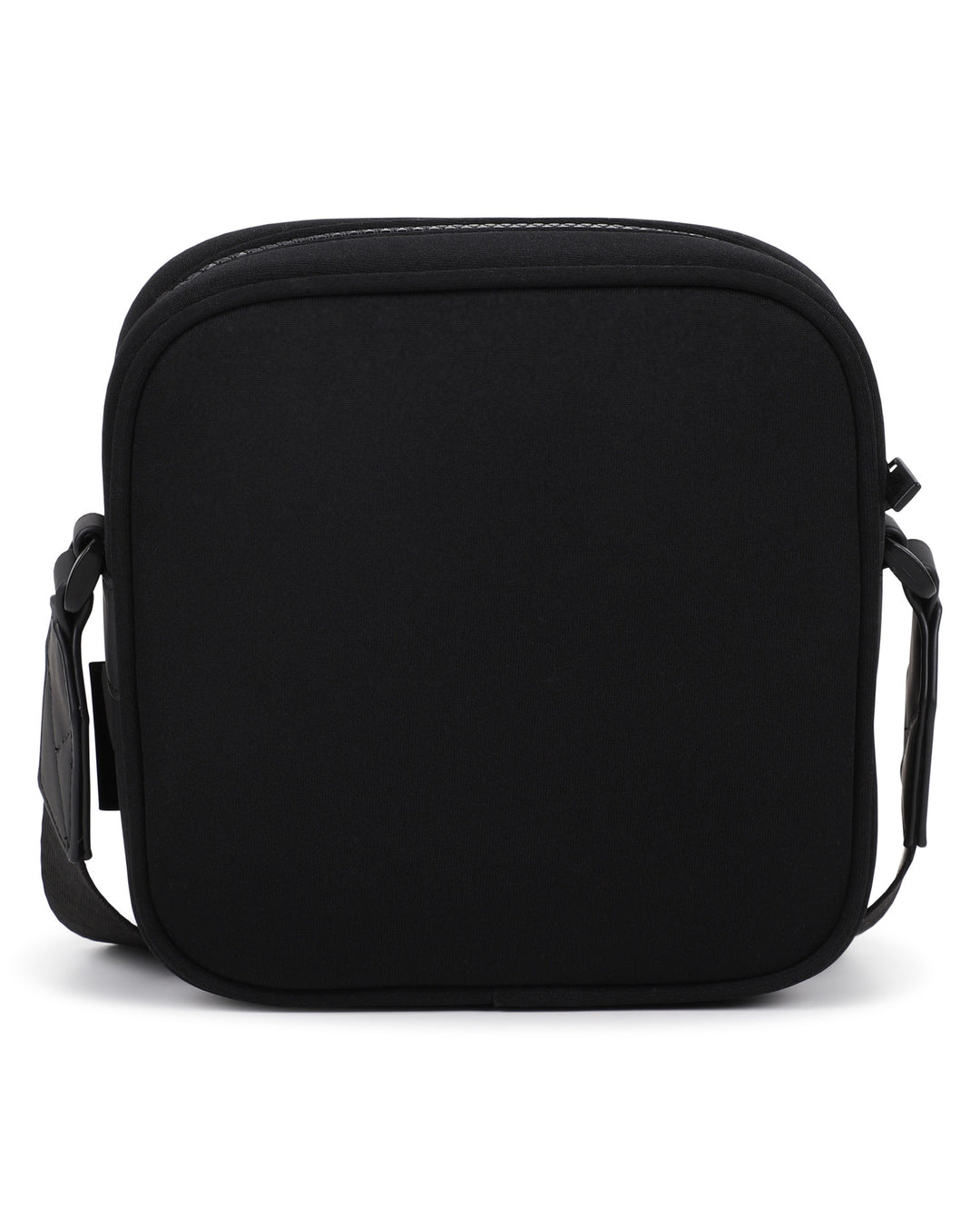 crossbody bag embossed face - black-09b