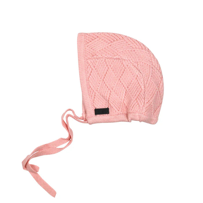 bonnet basket weave - blush