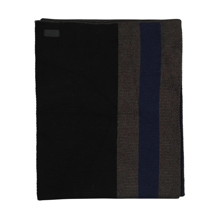 scarf bold stripped - navy