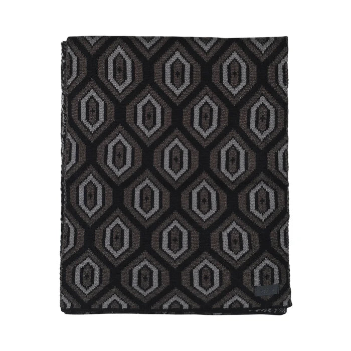 scarf hexagon - black-9