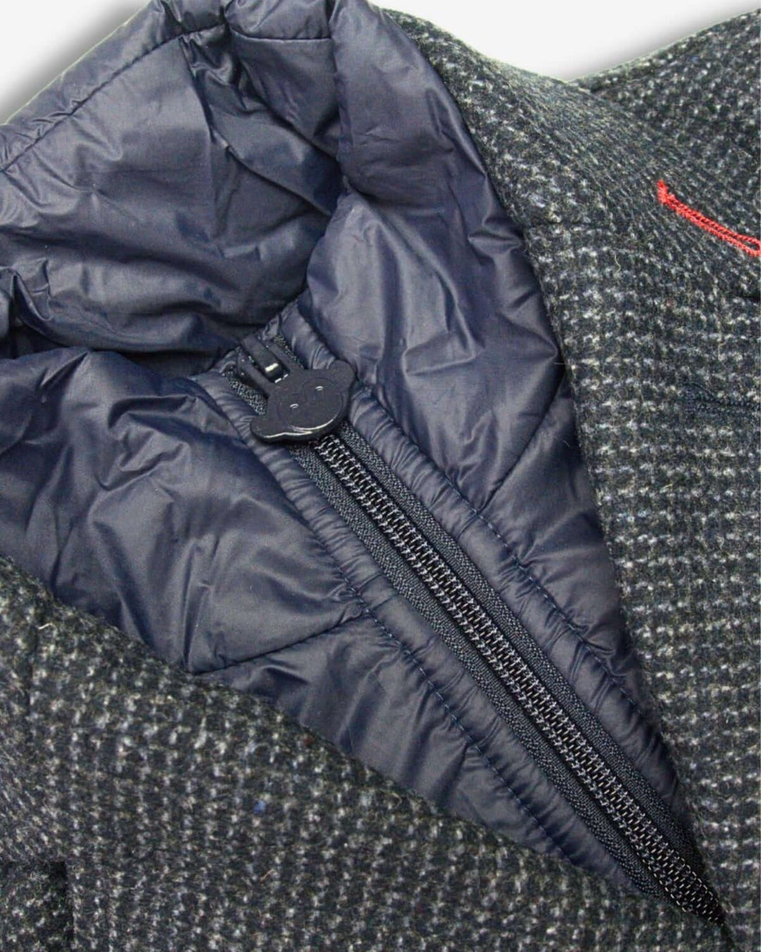 coat city over wool checkered - checkered ink