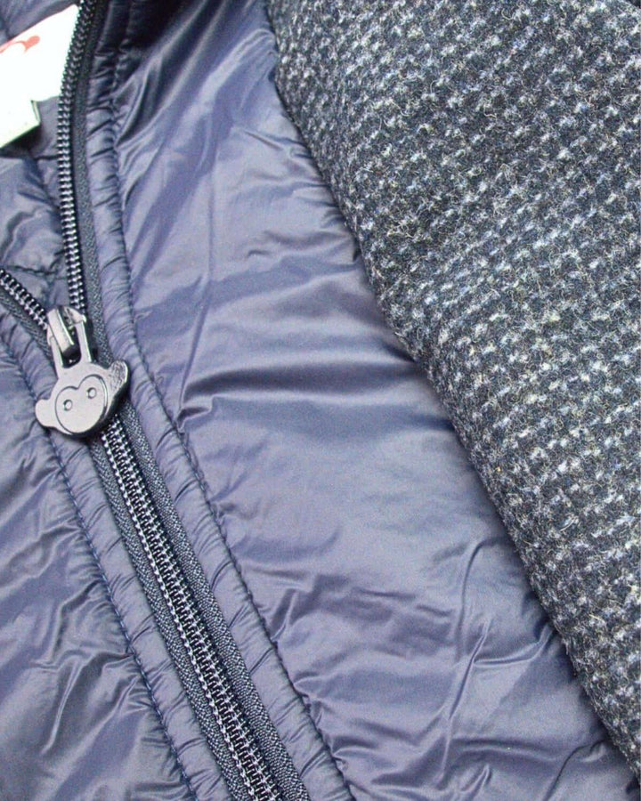 coat city over wool checkered - checkered ink