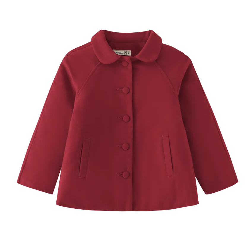jacket wool - red