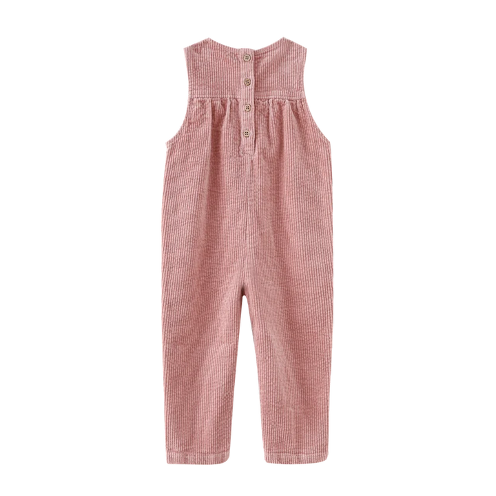 one piece corduroy overall - pink