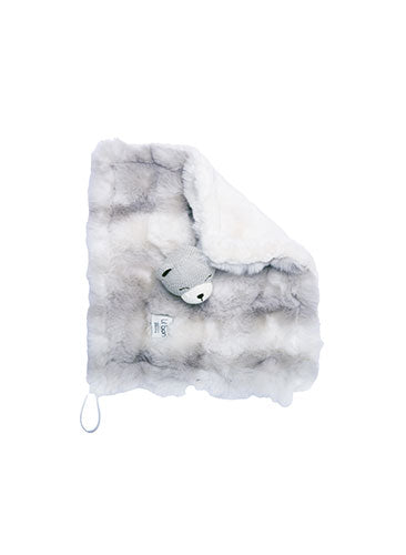 lovey marbled fur with bear - grey/378