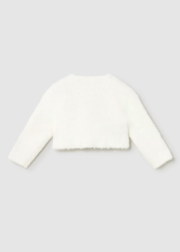 cardigan mohair cropped - natural-065