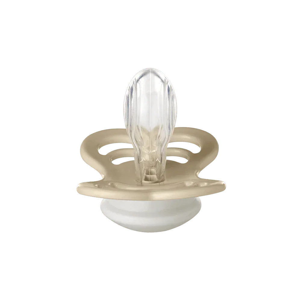 pacifier supreme silicone pack of 2 - blush/vanilla glow