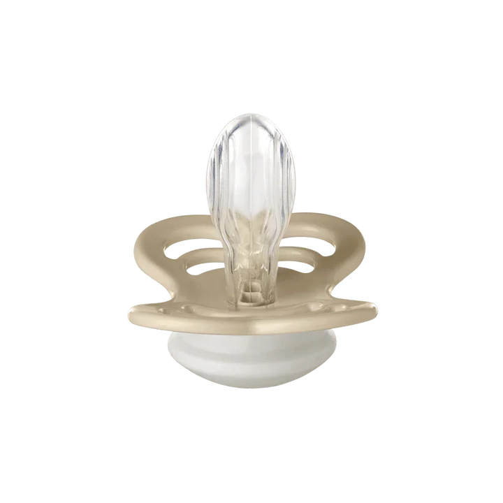 pacifier supreme silicone pack of 2 - blush/vanilla glow