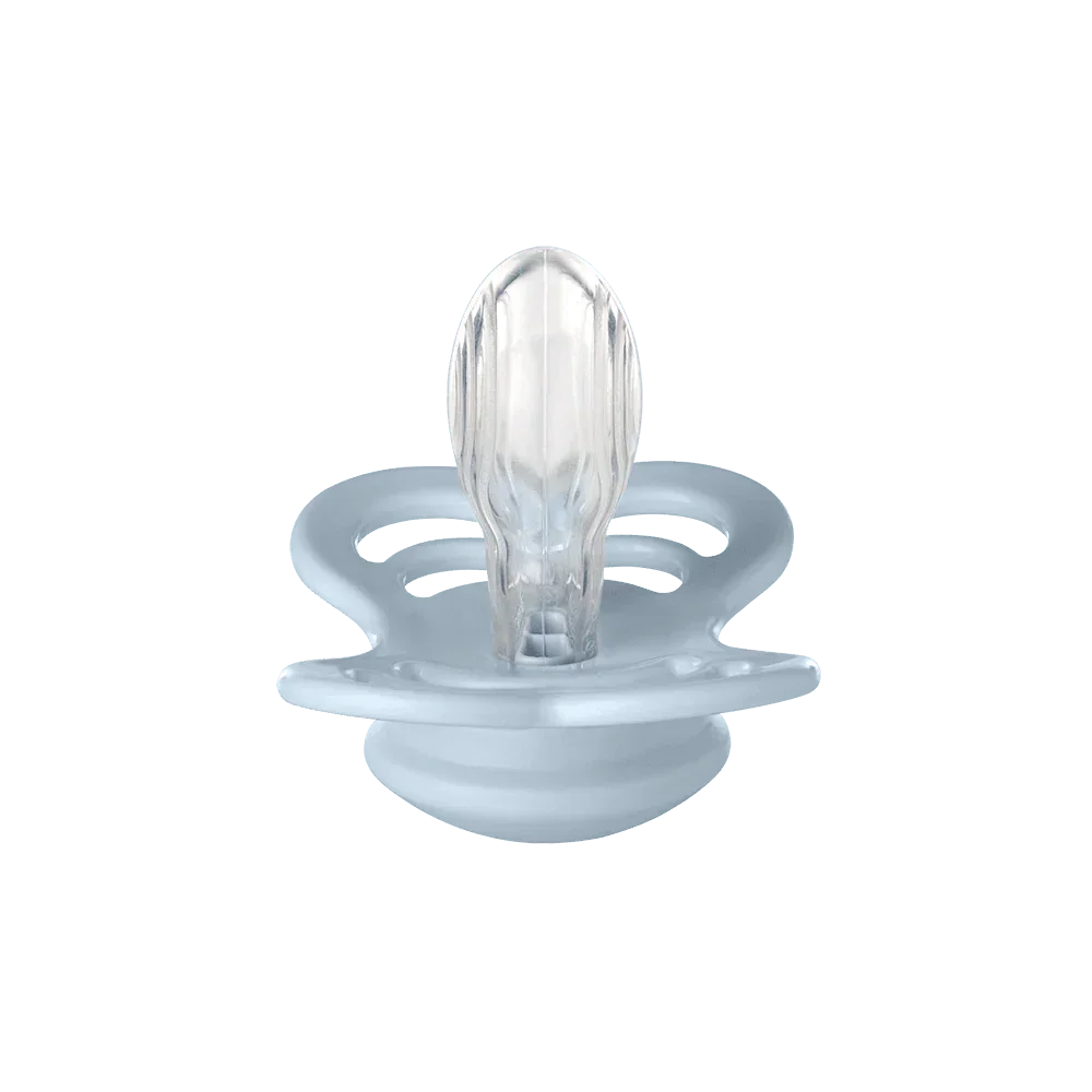 pacifier flowpack symmetrical silicone - baby blue