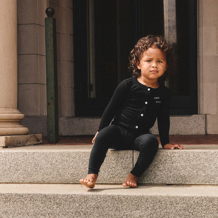 set outfit ribbed cardigan rhinestone with legging - black