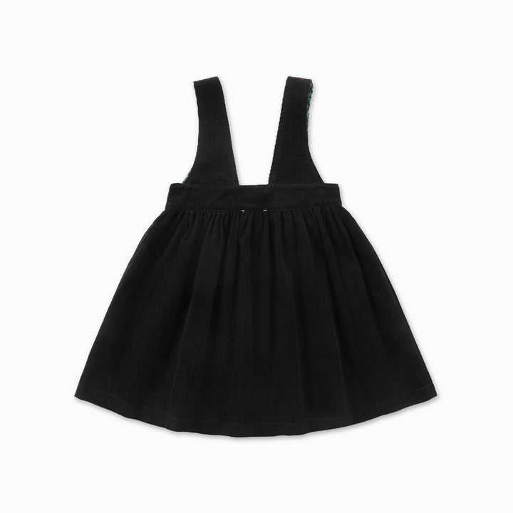 dress soft corduroy pocket jumper - black