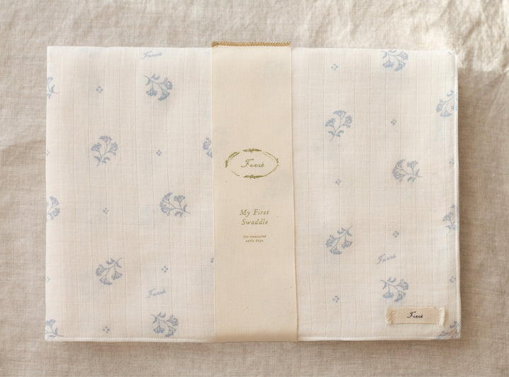 swaddle printed - bluet