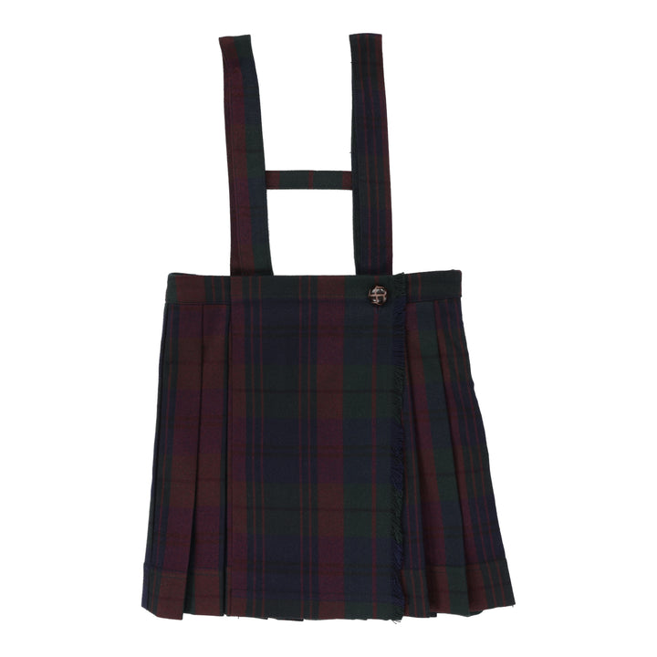 skirt kilt wool - burgundy plaid