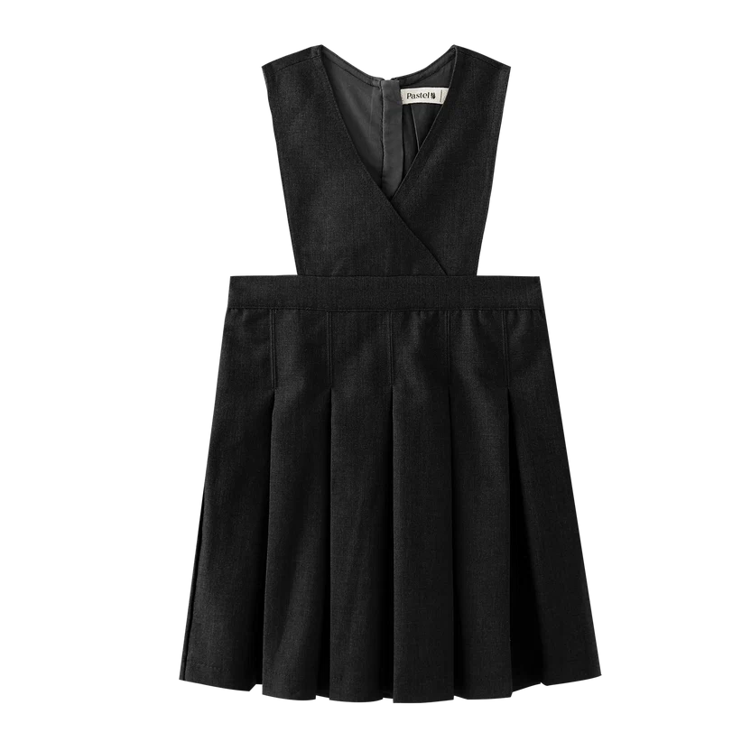 dress v neck jumper - black