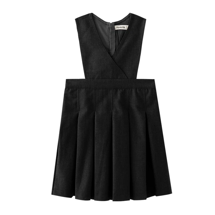 dress v neck jumper - black