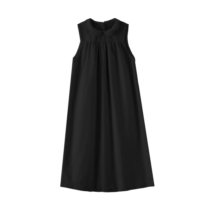 dress midi high waisted jumper - black