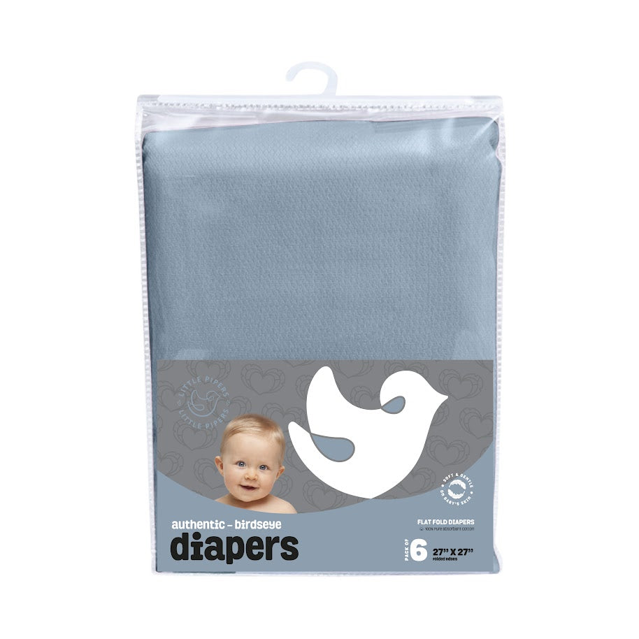 diapers 6 pack - chambray