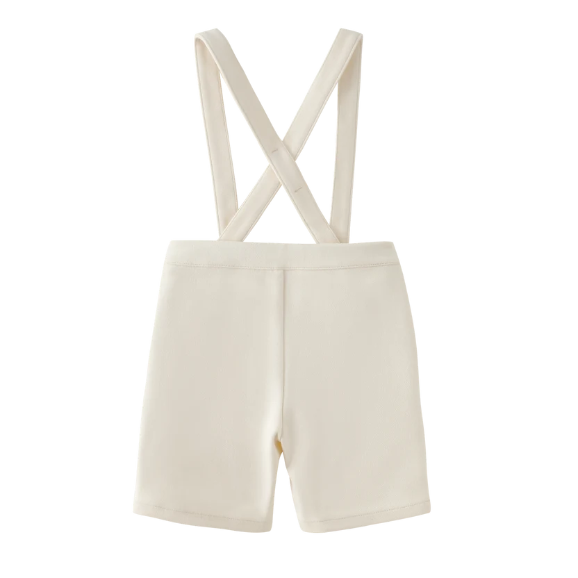 shorts suspender - cream
