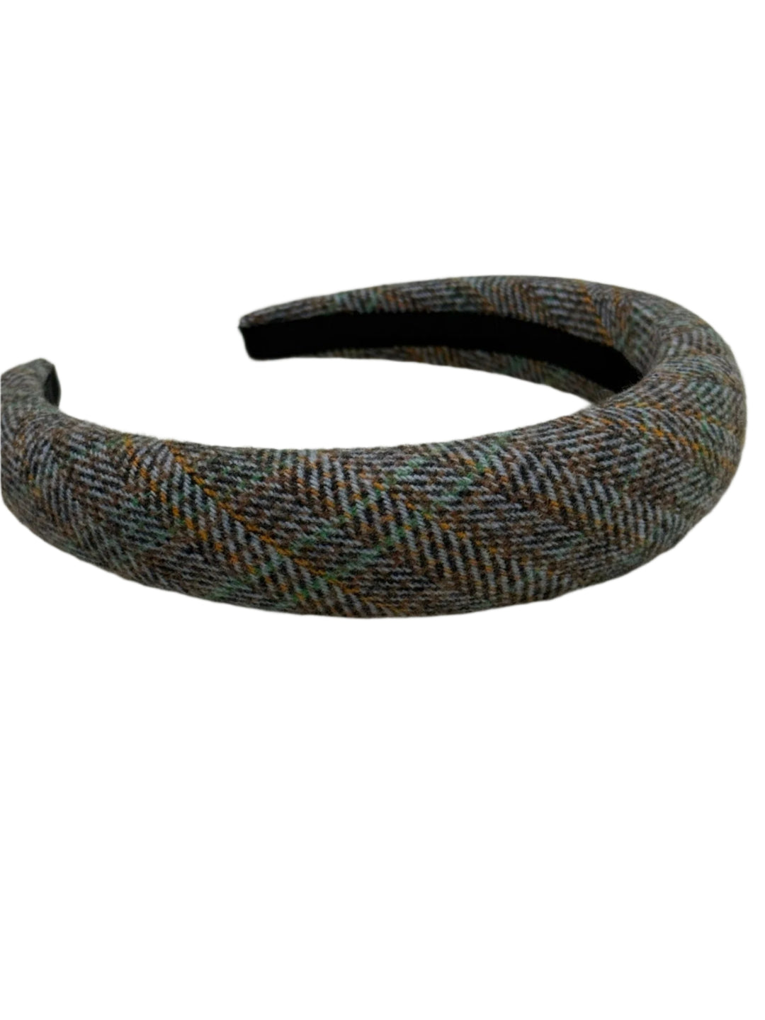 headband wool tweed - plaid