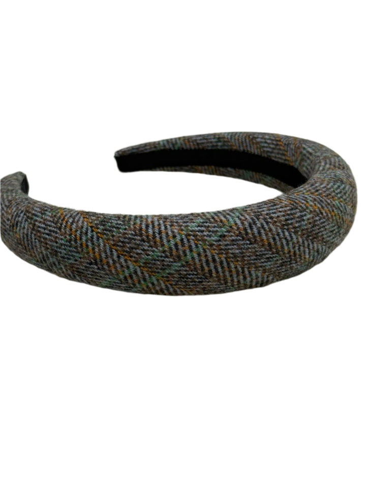 headband wool tweed - plaid