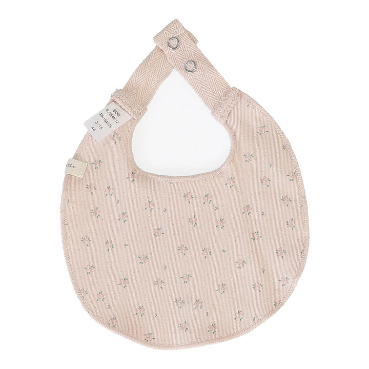 bib bud print - soft pink