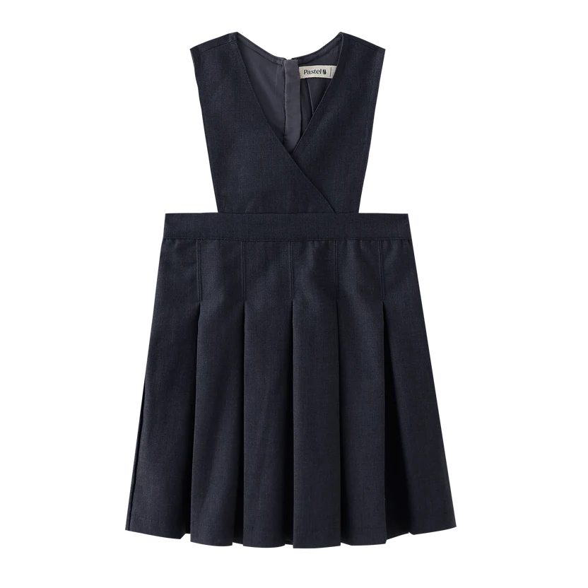 dress v neck jumper - grey