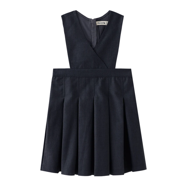 dress v neck jumper - grey