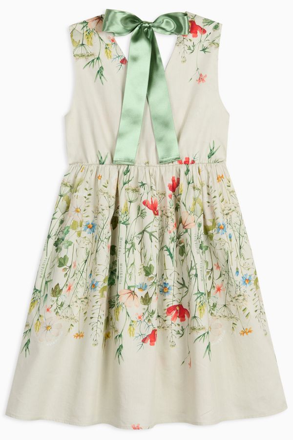 dress bloom printed bow jumper - bloom-75