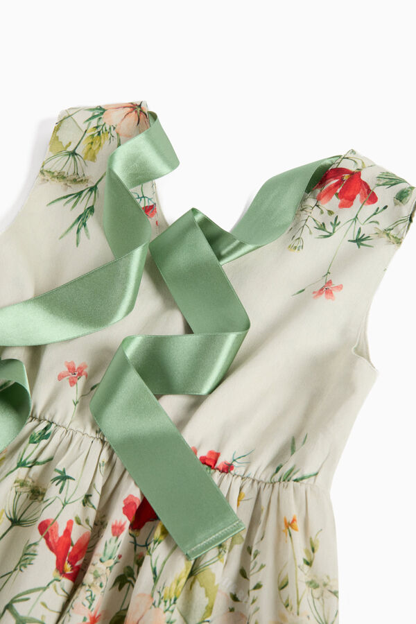 dress bloom printed bow jumper - bloom-75