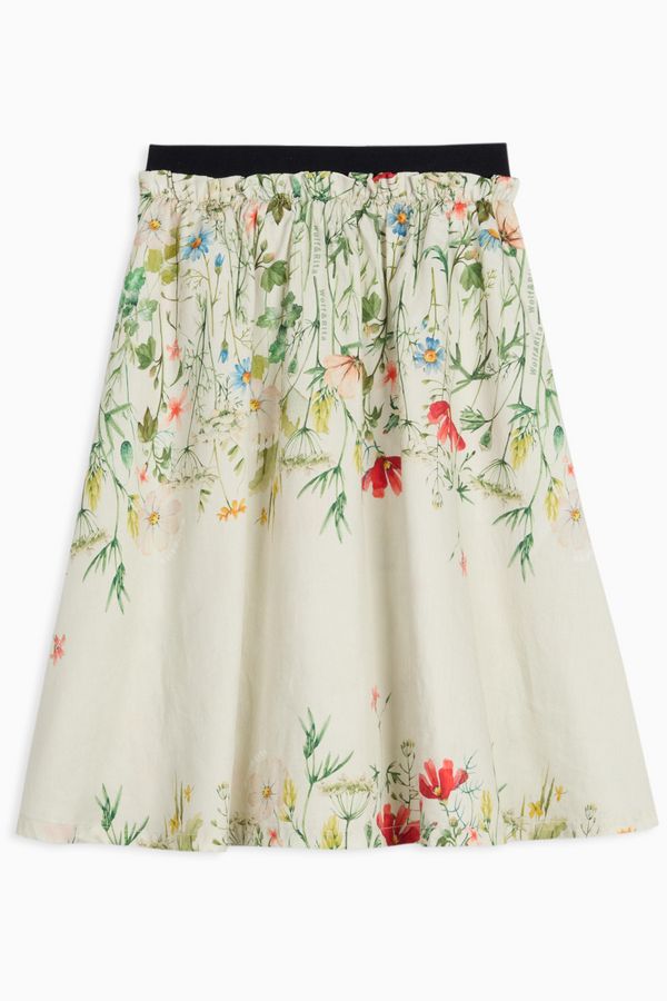 skirt pleated elastic waist - bloom-75