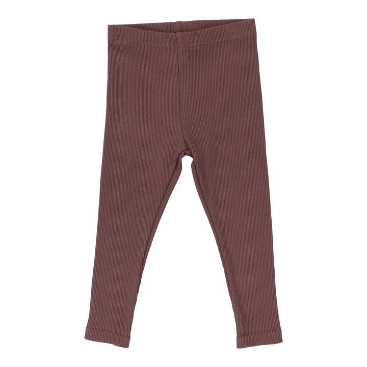 leggings ribbed - burgundy