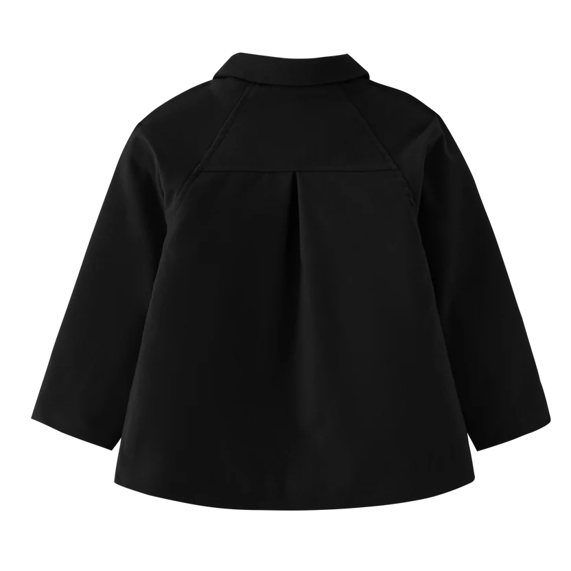 jacket wool - black