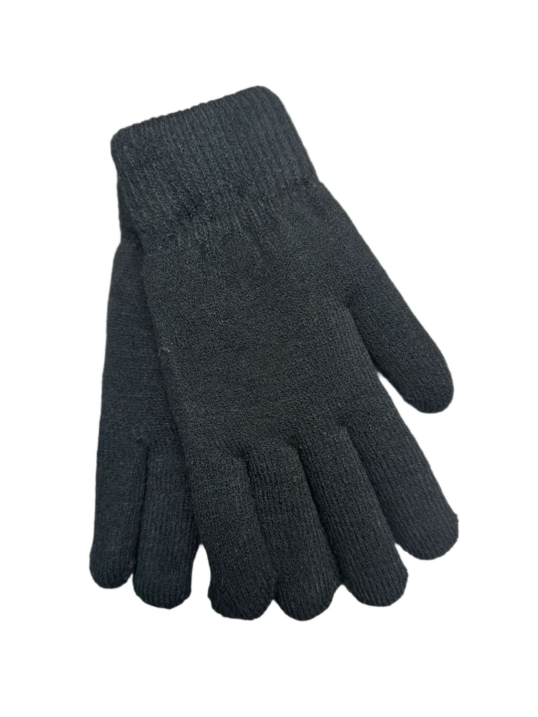 gloves double layer - black