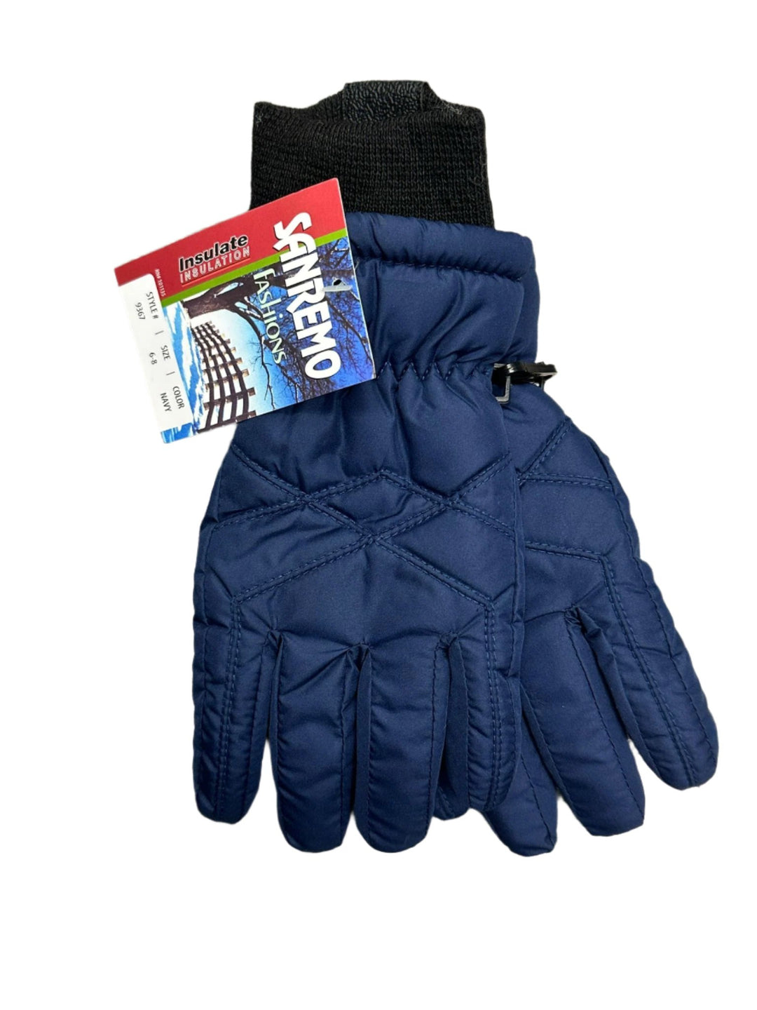 ski gloves  - navy