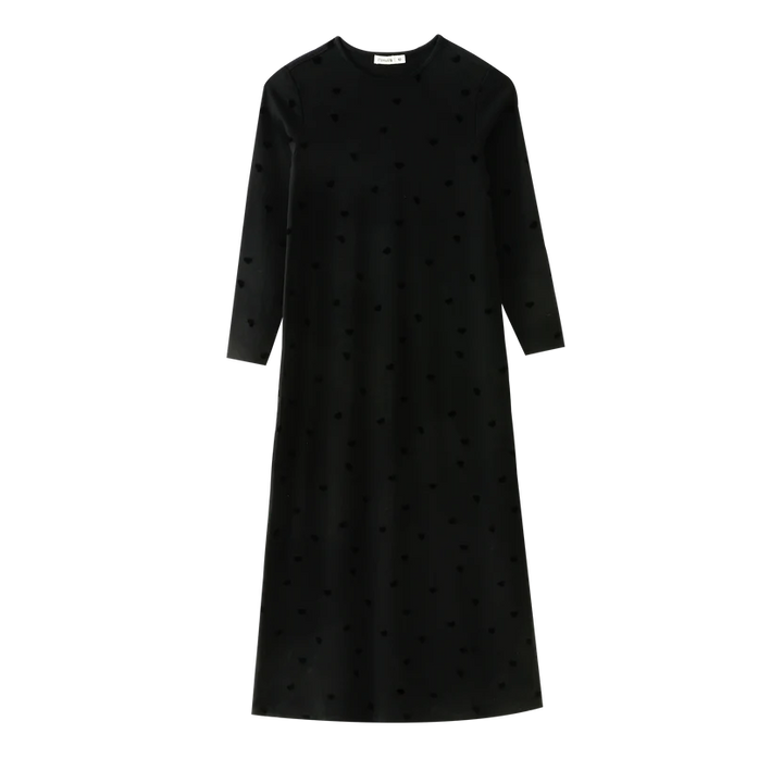 nightgown heart - black
