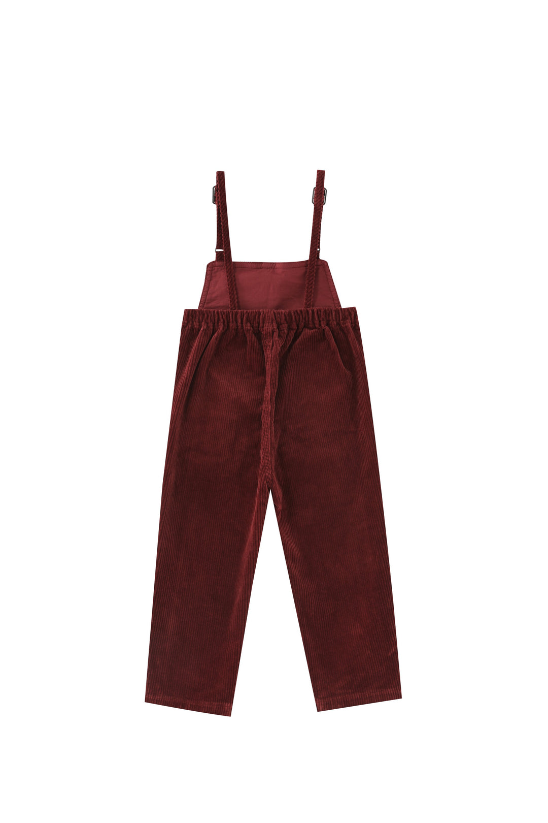 corduroy overall with pockets - rust